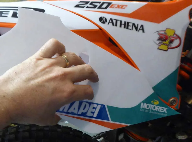 install-dirt-bike-graphics-ktm-14 – If you can’t afford the latest box-fresh metal in the showroom, fitting new...