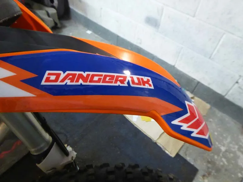 install-dirt-bike-graphics-ktm-22 – If you can’t afford the latest box-fresh metal in the showroom, fitting new...