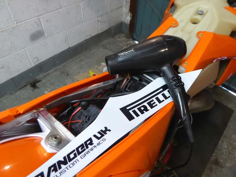 install-dirt-bike-graphics-ktm-8 – If you can’t afford the latest box-fresh metal in the showroom, fitting new...
