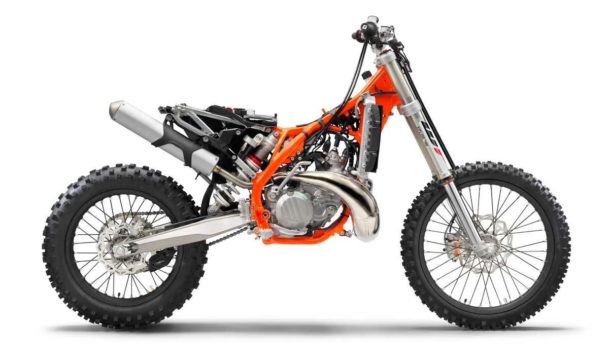 KTM-300-EXC-TPI-90de-frame-stripped-MY-2019 – KTM Reveal 2019 – KTM revealed their 2019 MY Enduro machines this...