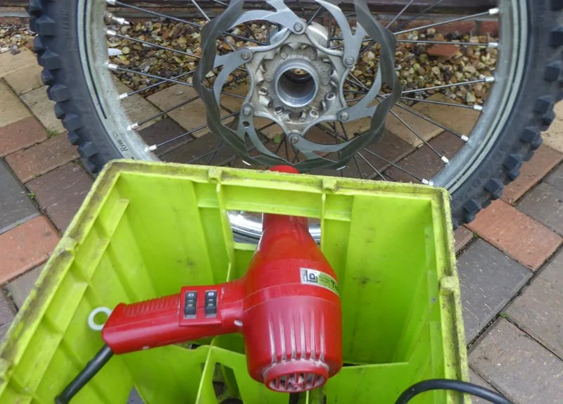 Wheel-bearing-change-12 – Wheel bearing replacement on a dirt bike is an occupational hazard. On (Motorcycle Maintenance)