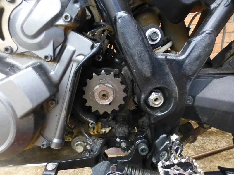 Changing the chain and sprockets