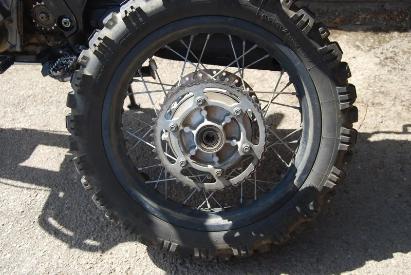 Changing the chain and sprockets