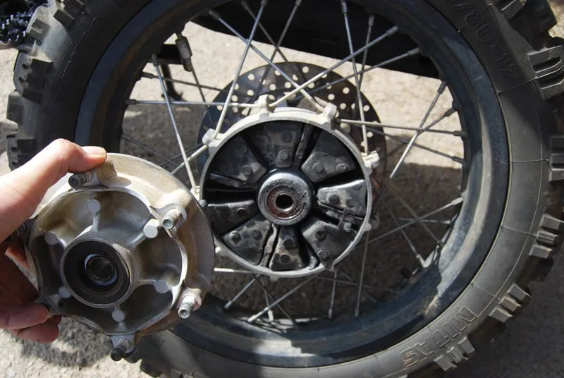 Changing the chain and sprockets