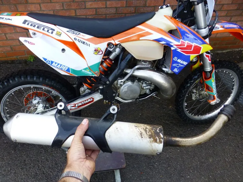 Repacking your dirtbike end can
