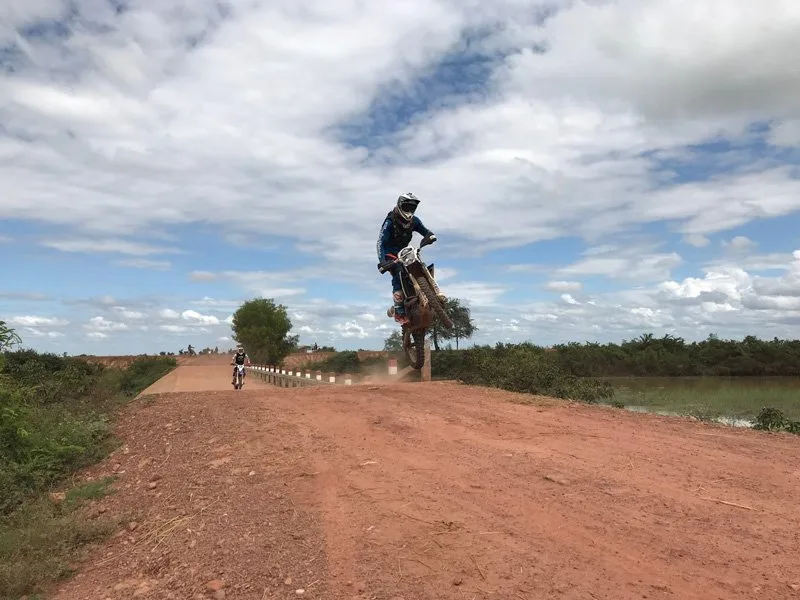 Riding in Cambodia