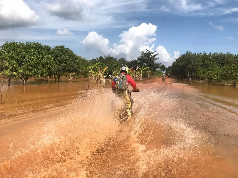 Riding in Cambodia
