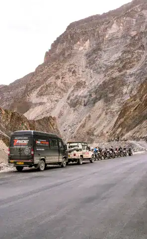 Enjoy a fully supported ride with a guide, mechanic, medic and support vehicle throughout
