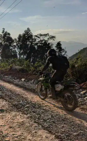 Experience a thrilling mix of dirt and tarmac through the Lao highlands