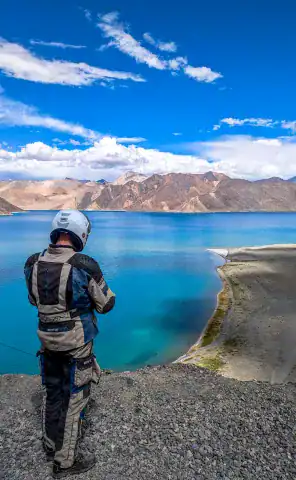 Ride deep into remote Ladakh via Hanle and Pangong Tso, far beyond the usual Ladakh loop