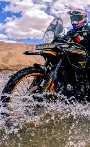 Tackle proper Himalayan water crossings on remote mixed-terrain sections