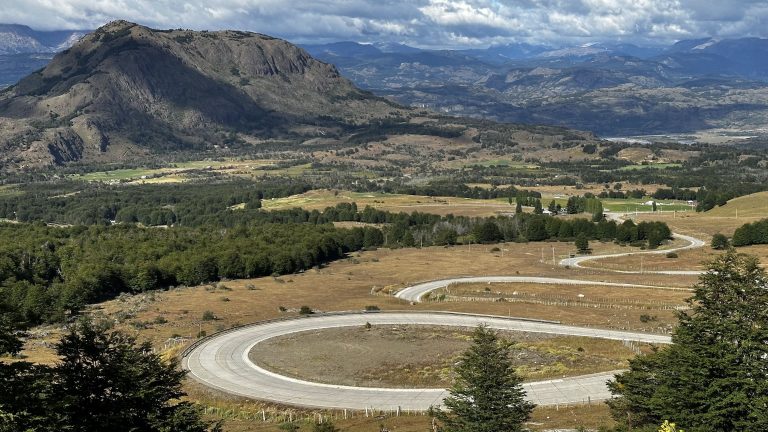 Twisty roads in Patagonia