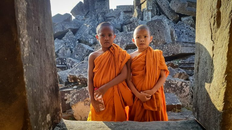 Monks in Cambodia and tours