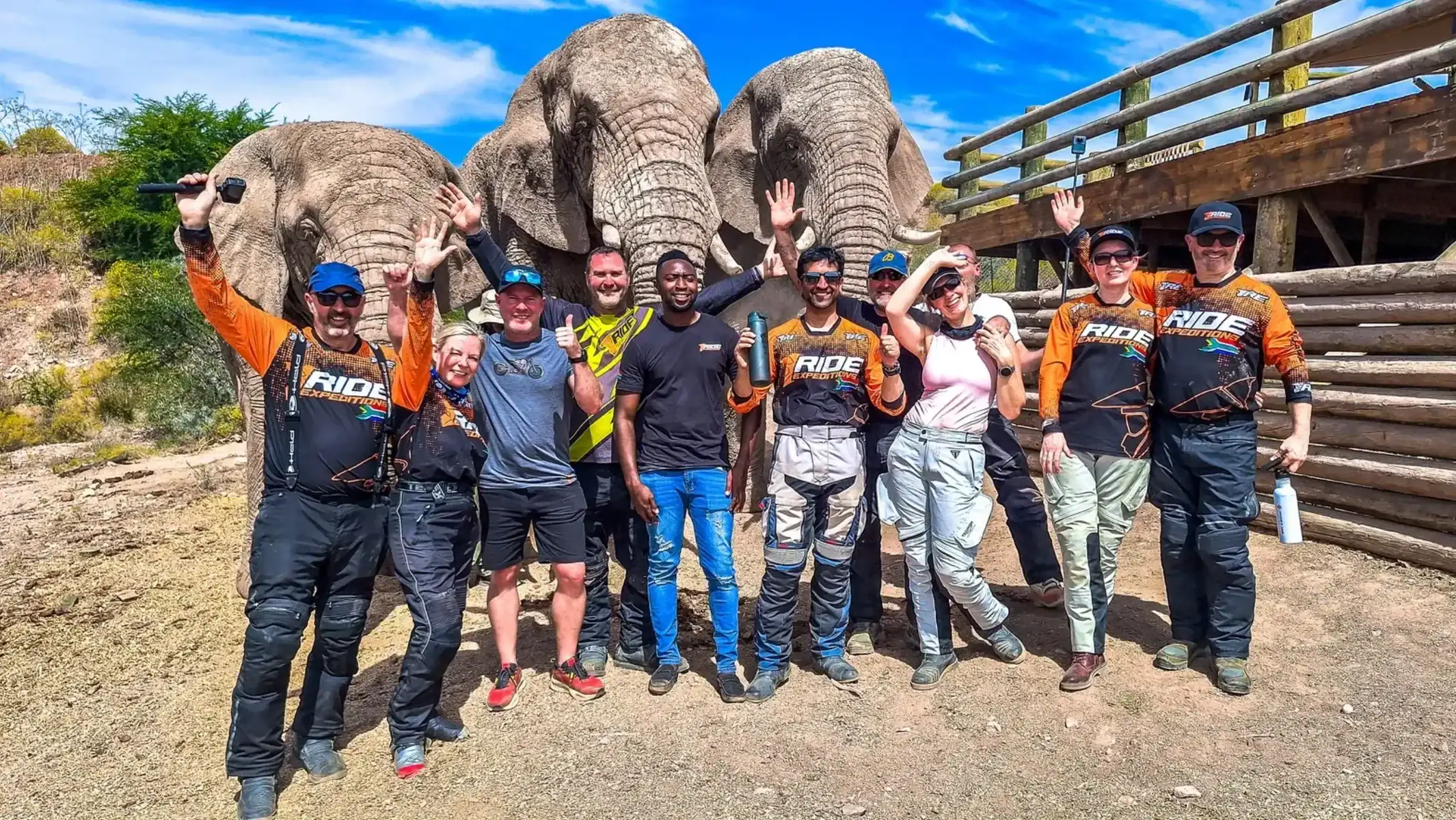south-africa-motorcycle-safari-tour-elephant-encounter-group-19