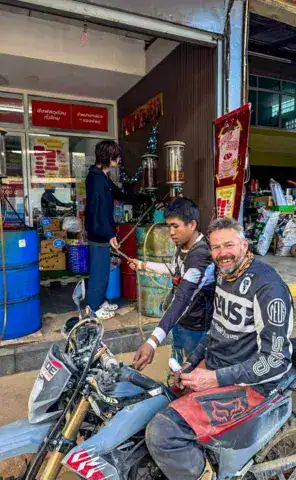 Ride Expeditions - Motorcycle Tours - Monks Trail - Meet the friendly Thai locals