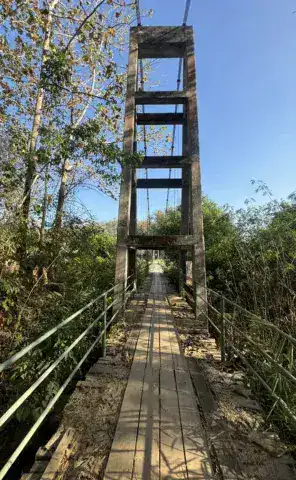 Ride Expeditions - Motorcycle Tours - Monks Trail - Ride across suspended bridges