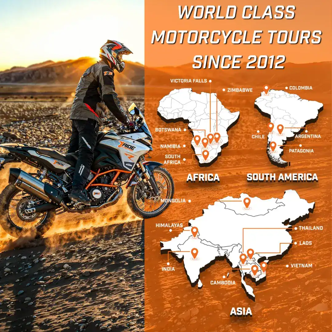 8 – Our tagline 'The World's Greatest Motorcycle Adventures' is a certainly a bold
