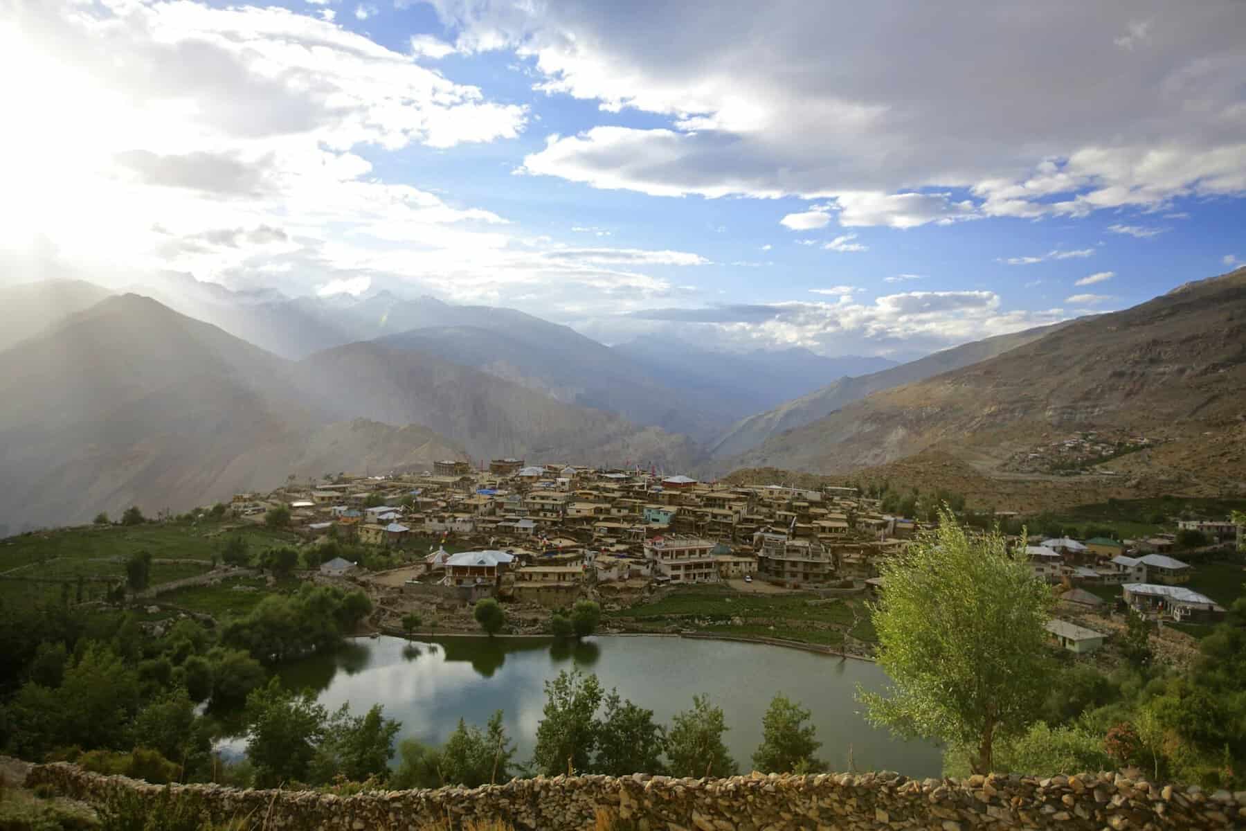 Nako village, Himalayas, Himachal Pradesh, India