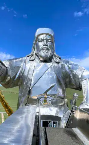 Ride Expeditions - Gobi Explorer - Motorcycle Tour - Visit the Genghis Khan equestrian statue