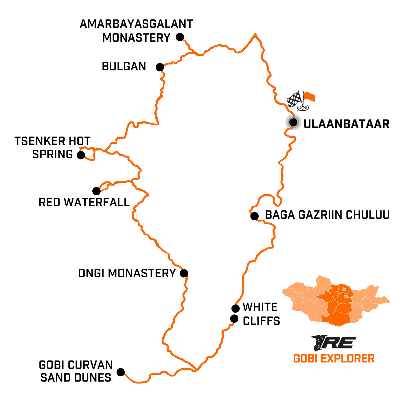 Gobi Explorer - map