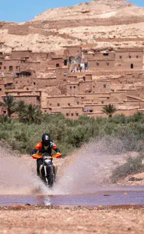 Ride in spots where desert films were set