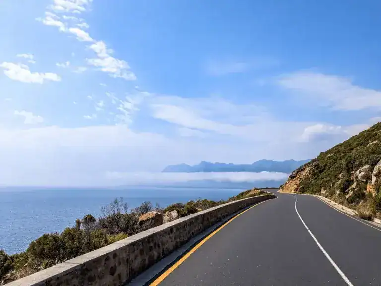 Clarens Drive during the Ride Expeditions self-guided motorcycle tour in South Africa.