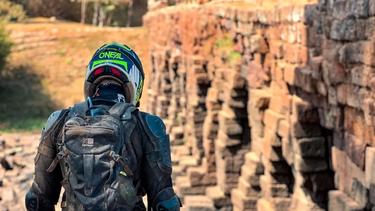 Off-road motorcycle touring in Cambodia.