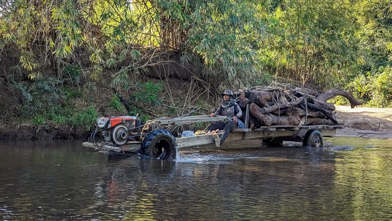 Off-road motorcycle touring in Cambodia.