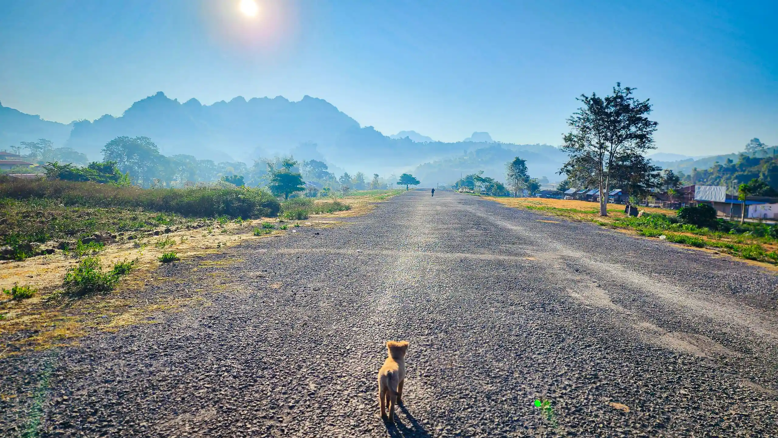 Laos motorcycle touring.